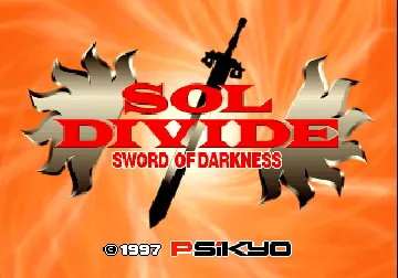 Sol Divide - The Sword Of Darkness screen shot title